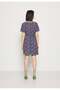 Rochie mini, mix de culori - S - 2
