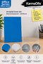 A4 Spiral Binding Cover Set 160 Micron – Blue Colored and Transparent Binding Covers 25 Pieces Each