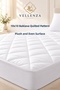 2-Piece Quilted Liquid-Proof Mattress Cover Fully Elastic Fitted Fiber-Filled Mattress Protector - 5