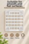 Adhesive Perforated Wall Organizer Panel 25X22 cm Bathroom Kitchen Organizer Board - 2