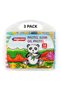 Pastel Crayons 18 Colors - with Transparent Bag X 3 Pieces