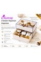 2 Drawer Organizer Shelf Cosmetic Organizer Jewelry Organizer - 2