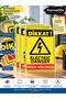 Electrical Hazard High Voltage Warning Sign A4 125 Micron Laminated – 3 Pieces