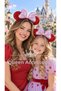 Red Minnie Mouse Ears with Sequins and Pink Bow Crown for Children and Adults Party Entertainment Crown - 2