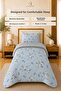 Wellsoft Single Double-Sided 155 X 215 cm + 1 Piece 50 X 70 cm Luxury Duvet Set with Pillowcase |   Quilt |   Sleeping Set - 5