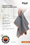 Wandelröschen Microfiber Surface Cleaning Cloth Large Size Winter Garden and Outdoor Cleaning Cloth 70X50 cm Orange - 3