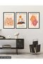 Henri Matisse Themed 3 Piece Wooden Framed Painting Act - 4