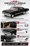 Die Cast 1967 Chevrolet Impala Model Car Set of 4 12.5cm – 1:43 Scale Metal Body Pull-Open Doors Pull-Open Doors Classic Car - 6