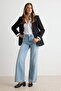 Premium Açık Mavi Tencel Karışımlı Normal Bel Wide Leg Geniş Paça Jeans TWOAW27JE00064