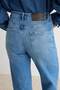 Premium Mavi Az Esnek Yüksek Bel Wide Leg Geniş Paça Jeans TWOAW27JE00086 - 5