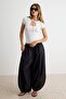 Ekru Fitted/Vücuda Oturan Anahtar Deliği Yaka Crop/Kısa Örme Bluz TWOSS26BZ01109 - 2