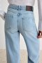 Premium Açık Mavi Tencel Karışımlı Normal Bel Wide Leg Geniş Paça Jeans TWOAW27JE00064 - 4