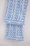 Blue 100% Cotton Piping Detailed Patterned Knitted Pajamas Set Thmaw27Pt00074 - 7