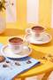 2-Piece More Coffee Please Printed Espresso/Coffee Cup Set 60 Cc Tphss25Kfc00011 - 2