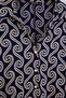 Navy Blue Geometric Patterned Viscose Woven Pajama Set Thmaw27Pt00081 - 5