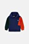 Navy Blue Boys' Printed Knitted Sweatshirt Tkdaw27Sw00029 - 3