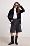 Anthracite Melange Long Fabric Shorts & Bermuda TWOAW26SR00052 - 6