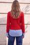Wardrobe Essentials Red Alpaca Wool Basic Knitwear Cardigan Twoaw27Hi00142 - 5