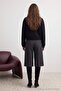 Anthracite Melange Long Fabric Shorts & Bermuda TWOAW26SR00052 - 5
