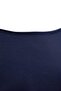 Wardrobe Essentials Lacivert Premium İplik/Özel İplik Kayık Yaka Crop Triko Kazak TBBAW27AN00074 - 6