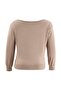Wardrobe Essentials Vizon Premium İplik/Özel İplik Kayık Yaka Triko Kazak TBBAW27AN00074 - 9