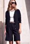 Wardrobe Essentials Siyah Yumuşak Dokulu V Yaka Oversize Triko Hırka TWOAW27HI00100 - 3