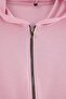Pink Thin Soft Comfortable Flowy Fabric Front Zipper Large Size Tracksuit Set Tbbaw26Ts00017 - 3