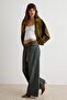 Koyu Mavi Vintage Yıkama Düşük Bel Ekstra Wide Leg Jeans TWOAW27JE00136 - 2