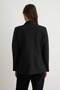 Black Striped Double Breasted Closure Comfortable Fit Blazer Jacket Twoaw27Bc00002 - 4