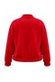 Red Bomber Collar Oversize/Wide Fit Front Zipper Plus Size Sweatshirt Tbbaw26Ao00038 - 7