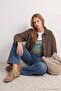 Mavi Yüksek Bel Comfort/Esnek Wide Leg Jeans TWOAW25JE00309 - 2