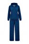 Lacivert Çiçekli Kapüşonlu Yumuşak Tuşe Örme Pijama Takımı THMAW27PT00158 - 6