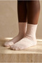 Girl's Viscous Socket Socks Light Pink