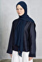 Rami shawl - navy blue - 3