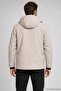 Men's Stone Hooded Fur-Lined Water and Wind-Resistant Outdoor Softshell Coat - 5