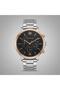 For Motion Men's Wristwatch Gold Color, Black Dial - Stylish Metal Band, 2 Years Warranty - 2