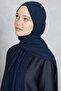Rami shawl - navy blue