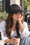 Black Plain Baseball Cap with Adjustable Velcro on the Back, Unisex Cap – Casual Sports Basic Model Hat - 3