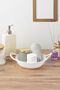 15289 Multi-Purpose Round Decorative Wicker Basket Organizer Bread Basket - White - 3