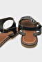 Daphne Round Toe Gladiator Strap Women's Leather Sandals - 2