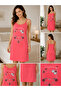 Rope Strap Dark Pink Summer Women's Dress