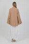 Natural Viscose Fabric Pocketed Lace-Up Women's Kimono 1167 - 4