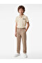 Embroidered Short Sleeve Cotton Polo Neck T-Shirt