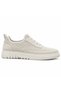 Ba0911 Beige Men's Sneaker - Special Knitted Knitwear, Breathable Leather, Powder Detail, Lightweight, Comfortable, Casual Sports Shoes - 3