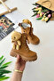 Miniğimin Cicileri Tddy Chrm Premium Girls' Boots - Tan - 3