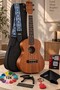 Ct-24mc Set Mahogany Concert Ukulele (SOFTCASE TUNER CAPO METODE NOTA STICKER HANGER PENA)