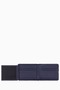 Fenerium - Fb - Genuine Leather Horizontal Wallet with Middle Garnish - Navy Blue - 3