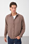 Men's Linen Oversize Relaxed Fit Long Sleeve Summer Shirt - 3