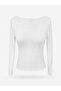 Boat neck cashmere ultra light blouse - 5