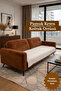 Cotton Linen Plain Sofa Cover Bohemian |   Non-Slip, Washable, Modern and Stylish Design - 3